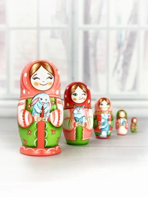 Матрешка деревянная детская (0130074-1)