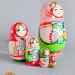 Матрешка 5 мест 11 см Зайка