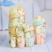 Матрешка деревянная авторская, 5 мест, 18 см (0133749-2)