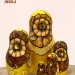 Матрешка деревянная, Жженка, 5 мест, 18 см (0132132-1)