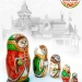 Матрешка деревянная кот (0129935)