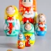 Матрешка 5 мест 11 см  лисичка