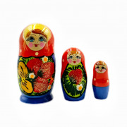 Матрешка 3 места Майдан, 10 см