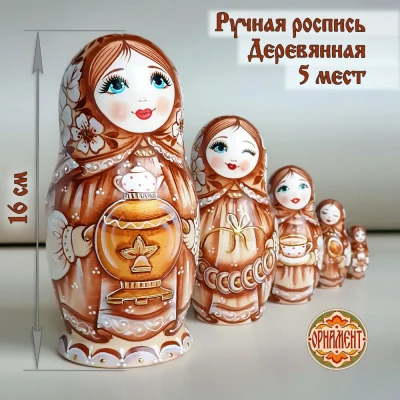 Матрешка деревянная детская (0129364-1)