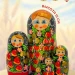 Матрешка деревянная детская, 5 мест, 15 см (0127210-20)
