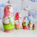Матрешка деревянная детская авторская 5 мест 15 см (0124562-5)