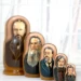 Матрешка деревянная авторская Русские писатели 18 см (0133677-1)