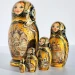 Матрешка деревянная Кижи Русский север, 5 мест, 12 см (0133287-4)