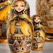 Матрешка деревянная Кижи Русский север, 5 мест, 12 см (0133287-4)