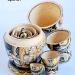 Матрешка деревянная Кижи Русский север, 5 мест, 12 см (0133287-4)