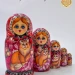 Матрешка деревянная авторская, 5 мест, 18 см (0133887-2)