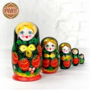 Матрешка детская, развивающая игрушка 5 мест