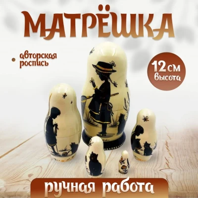 Матрешка деревянная детская (0127112-3)