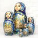 Матрешка деревянная Русский Север, 5 мест, 15 см (0133288-2)