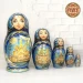 Матрешка деревянная Русский Север, 5 мест, 15 см (0133288-2)