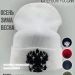 Шапка зимняя Россия с гербом белая