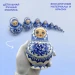 Матрешка деревянная авторская, 10 мест, 13 см (0133789-1)