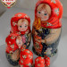 Матрешка детская, Кошки-мышки 21 см 7 мест (0124134-13)
