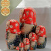 Матрешка детская, Кошки-мышки 21 см 7 мест (0124134-13)