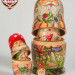 Матрешка детская, Грибочки 15 см (0127134-16)