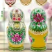 Матрешка деревянная авторская, 5 мест, 18 см (0133790-2)