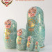 Матрешка деревянная, русский сувенир, 5 мест, 15 см (0127852-3)
