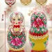 Матрешка деревянная авторская, 5 мест, 18 см (0133790-4)