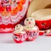 Матрешка деревянная детская 15 мест 20 см (0127136-2)