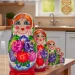 Матрешка деревянная деревянная, 5 мест 18 см (0127169-11)