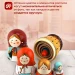 Матрешка деревянная авторская, Первая матрешка, 5 мест, 17 см (0129363-1)