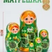 Матрешка деревянная детская развивающая игрушка 5 мест 18 см (0129967-2)