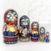 Матрешка деревянная, кот рыбак, 5 мест, 12 см (0126209-2)