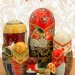 Матрешка деревянная авторская, 10 мест, 27 см (0133762-2)