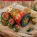 Матрешка деревянная хохлома, 5 мест, 15 см (0133778-12)