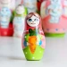 Матрешка 5 мест 15 см Зайка