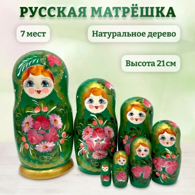 Матрешка деревянная  (0129962-3)
