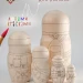 Матрешка заготовка 5 мест 16 см (0133631-14)