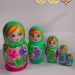 Матрешка деревянная детская сувенирная 5 мест 10 см (0127113-35)