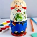 Матрешка деревянная классическая русская (0129365-8)