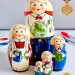 Матрешка деревянная классическая русская (0129365-8)