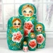 Матрешка деревянная детская развивающая игрушка 15 см (0128818-15)