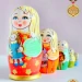 Матрешка деревянная детская игрушка 5 мест 15 см (0124562-13)