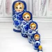 Матрешка деревянная детская развивающая игрушка 15 см (0128818-12)